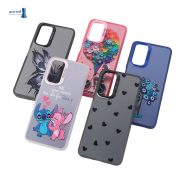 مجموعه‌ای از پنج قاب PC سخت So Cool شیائومی Redmi Note 12S با طرح‌های رنگین‌کمان، استیچ، چشم نظر و قلب در رنگ‌های متنوع.