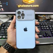 قاب Auto Focus اورجینال آیفون 12 Pro Max محافظ لنزدار رنگ آبی
