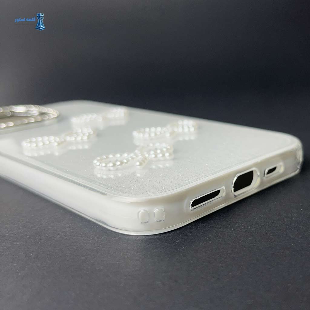قاب ژلهای اکلیلی گوشی موبایل iPhone 14 Pro Max طرح پاپیون نگیندار