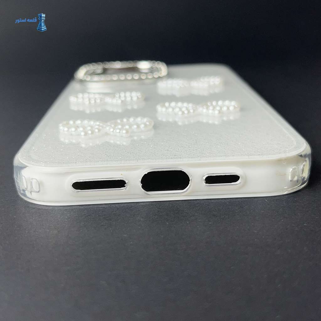 قاب ژلهای اکلیلی گوشی موبایل iPhone 14 Pro Max طرح پاپیون نگیندار